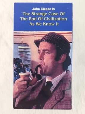JOHN CLEESE in The Strangs Case For The End Of Civilization As We Know It VHS